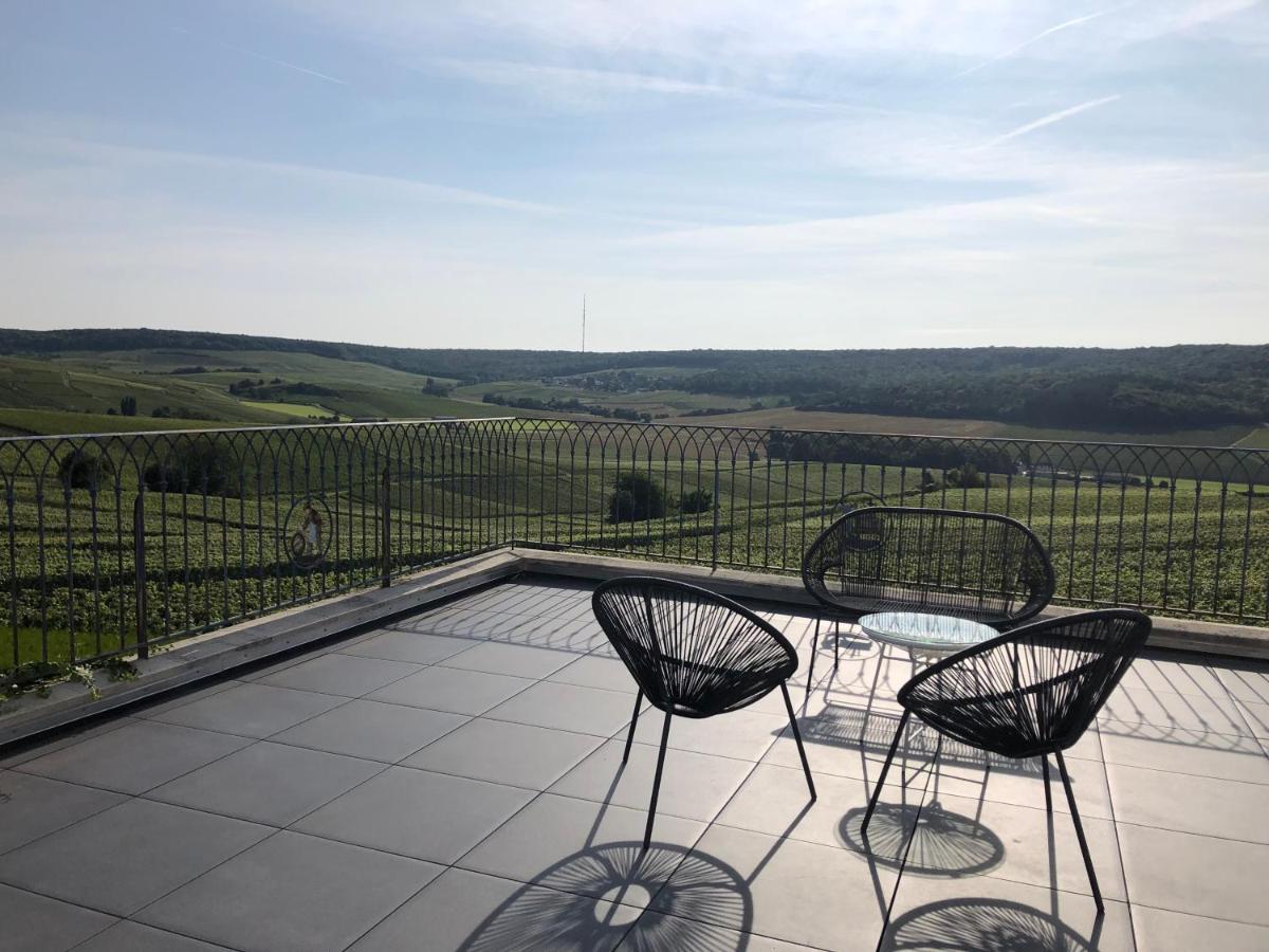 Fleury-la-RiviereFloressens En Champagne Terrasse Privative Sur Le Vignoble别墅 外观 照片